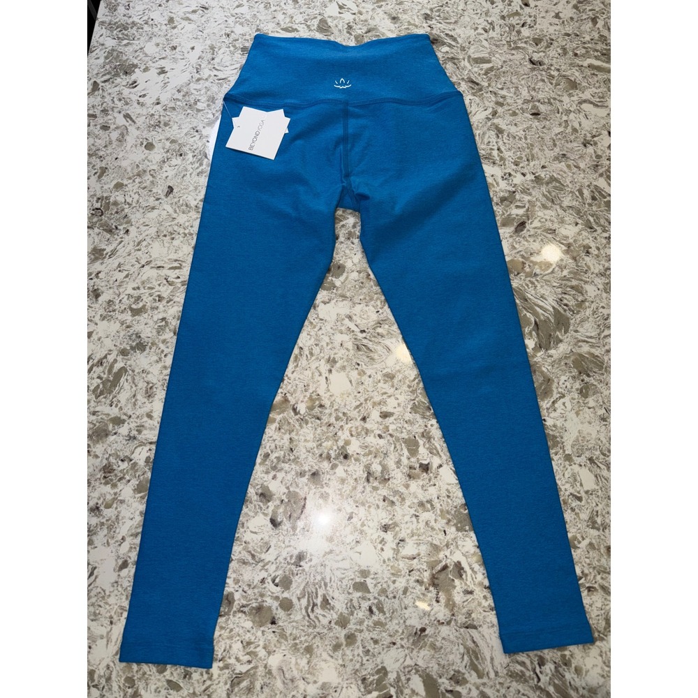 Beyond Yoga Spacedye High Waisted Midi Leggings Blue Heather Size M - Picture 4 of 4